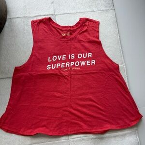 Spiritual Gangster Red Muscle Tee